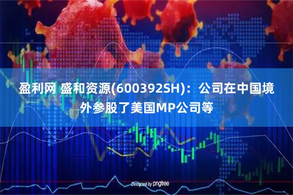 盈利网 盛和资源(600392SH)：公司在中国境外参股了美国MP公司等
