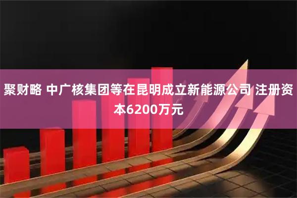 聚财略 中广核集团等在昆明成立新能源公司 注册资本6200万元